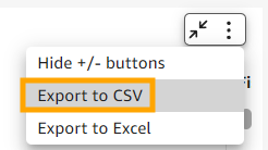 Export to CSV