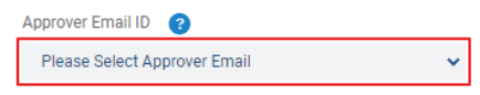 Approver Email ID Dropdown